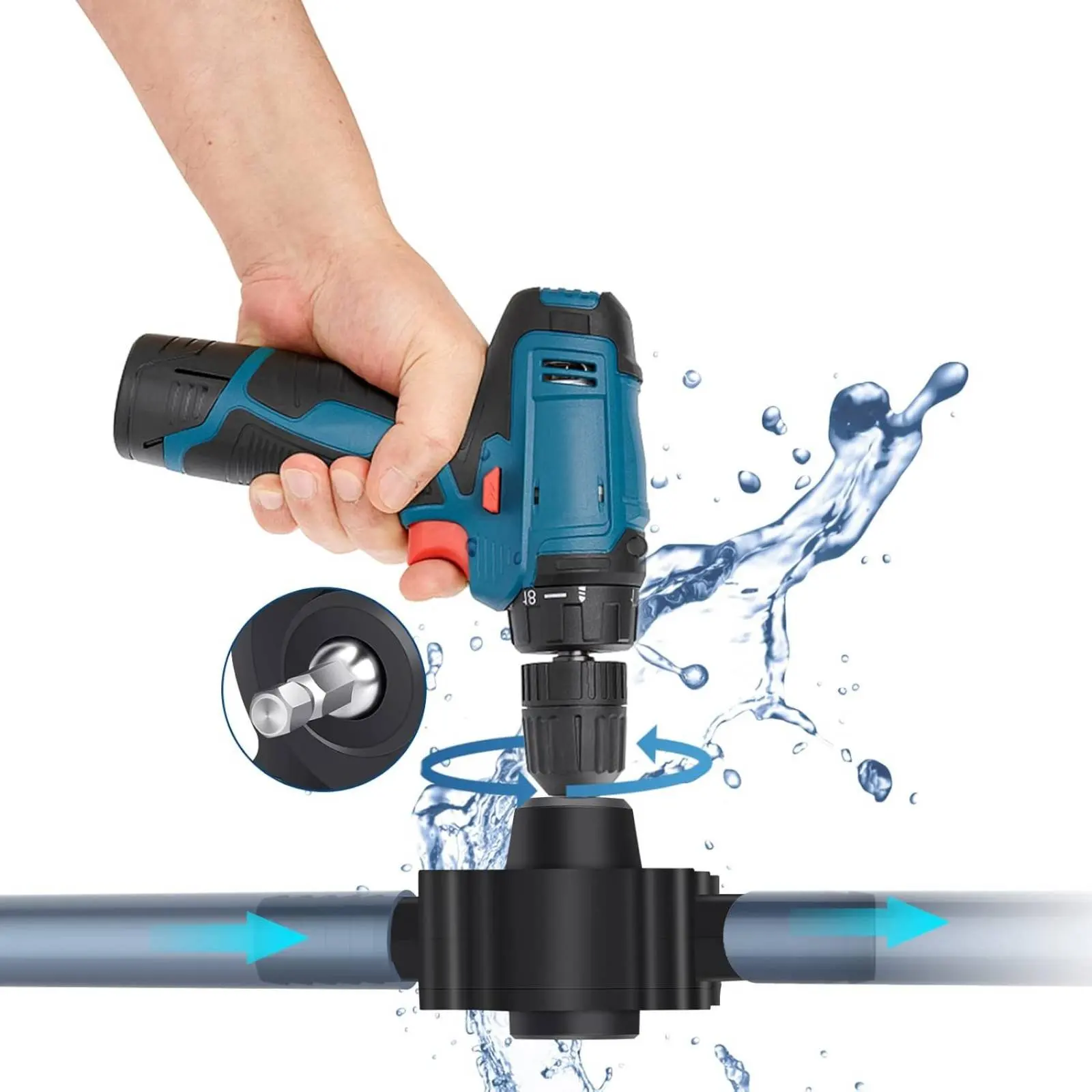 

Насадка-насос для дрели, водонепроницаемая, портативная, для бытового использования, прочная, для дома и гаража