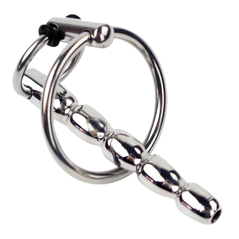 Stainless Steel Urethral Sounding Catheter Penis Dilator Plug Cock Ring Metal Insertion Rods Sex Toys For Men Bdsm Urethra Plugs