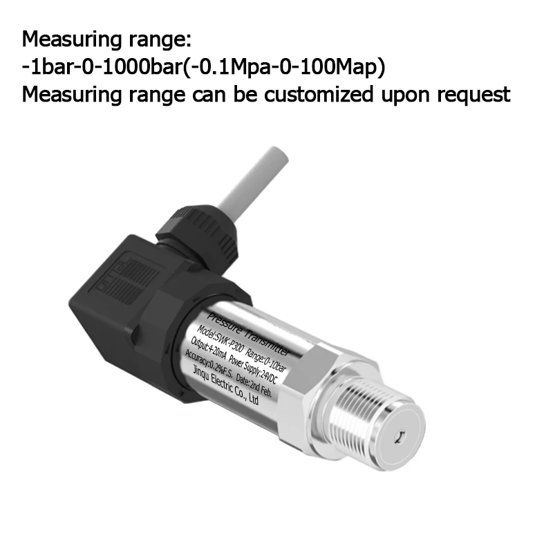 Imagem -03 - Transmissor de Pressão Sensor de Pressão Negativa Água Gás Óleo Líquido Vácuo 420ma 05v 10v Rs485 Output 1bar-1000bar