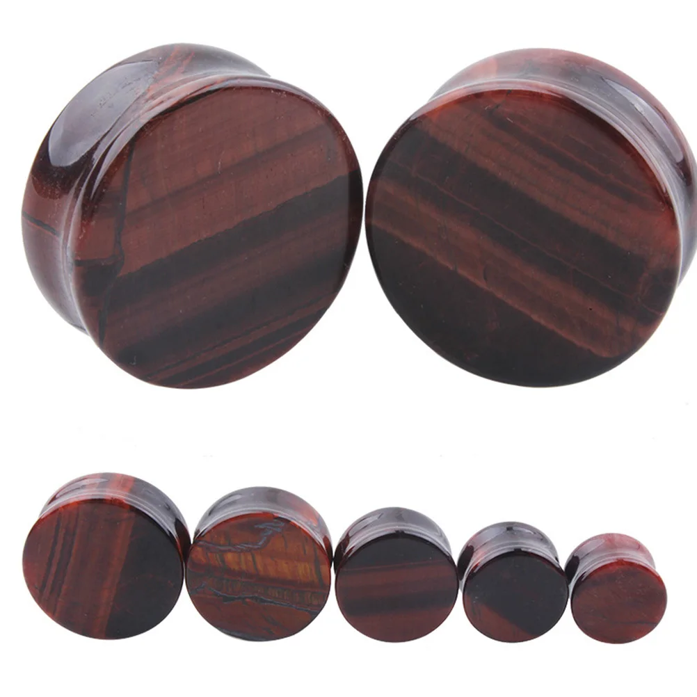 

Stone Ear Expander 10mm Unique Piercing Tunnel Plugs Ideal for Evening Party Club Wear Piercing Tunnel