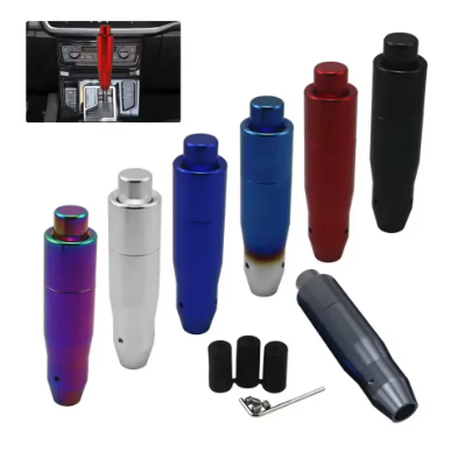 

145MM Universal Aluminum Car Automatic Transmission Gear Stick Shift Knob Shifter Lever Car Accessories