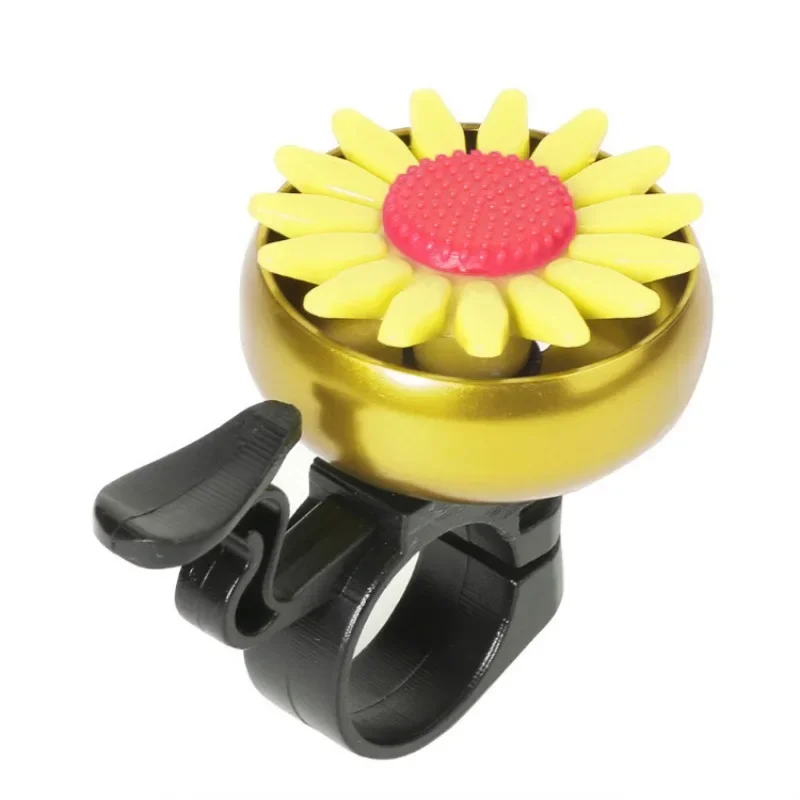 Children Bicycle Bell Chrysanthemum Sunflower Shape Ring Aluminum Alloy Bicycle Accessories Bike Horn