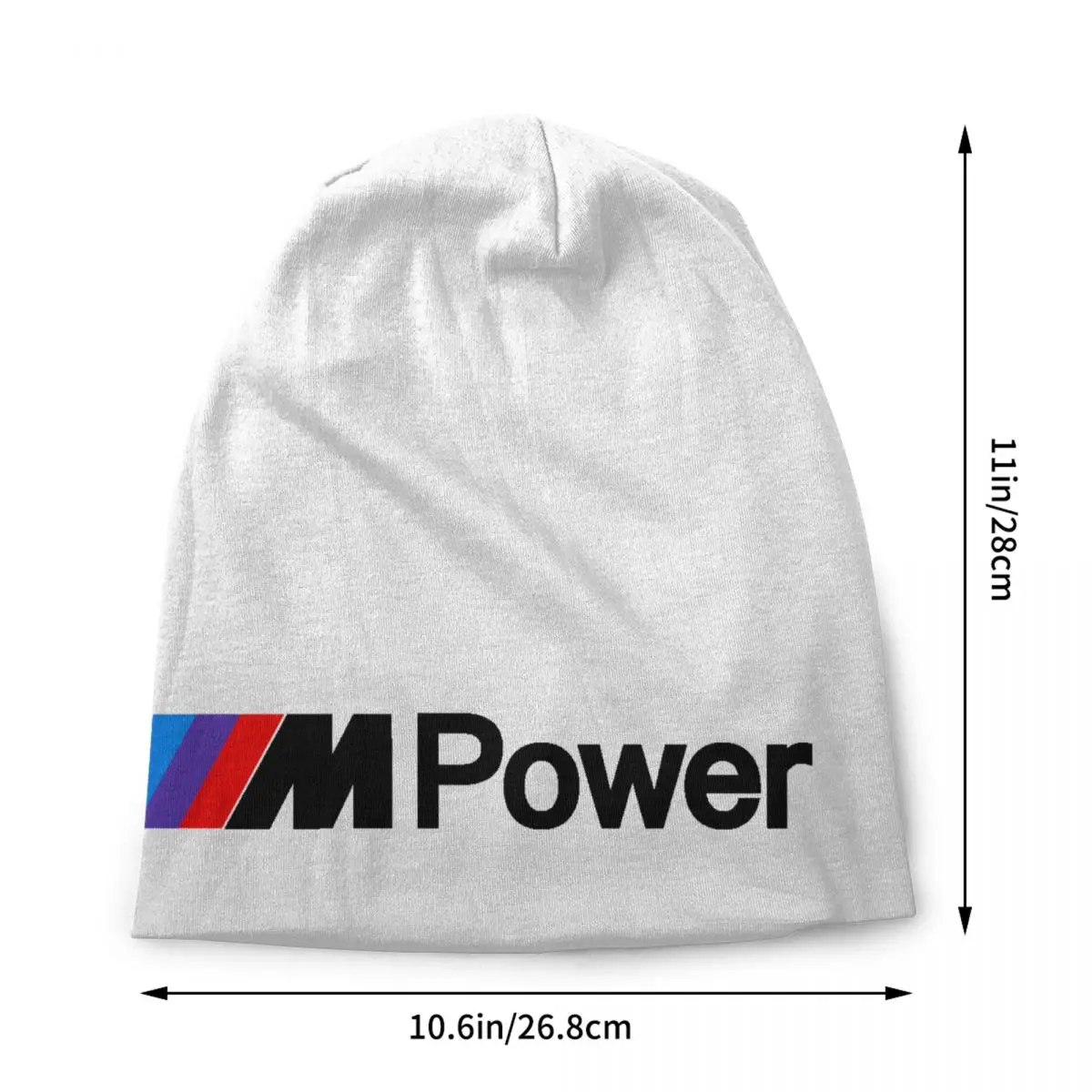 Custom M Powers Motor Sport Car Bonnet Hats Hip Hop Knit Hat For Men Women Autumn Winter Warm Skullies Beanies Caps