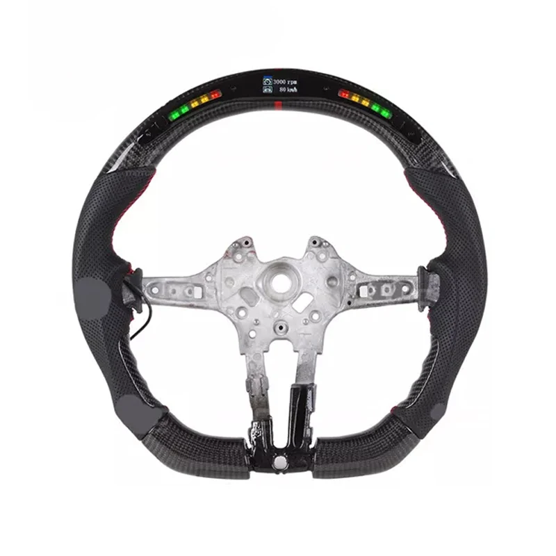 Suitable for BMW 1 to 7 series X5 X6 X3 modified D-type carbon fiber steering wheel Titanium Disc