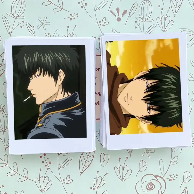 Hijikata Toushirou 3inch Cards Bookmark GINTAMA Anime Goods Collection Lomo Cards Book Clip Pagination Student Stationery Gift