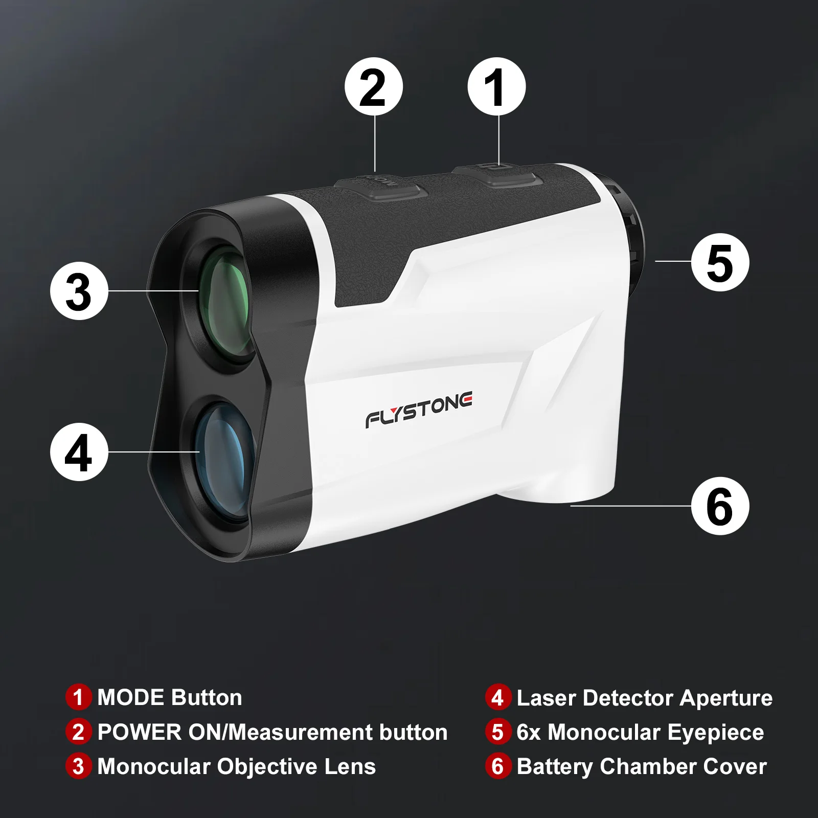 FlyStone الصيد جولف الليزر Rangefinder 1300 متر 1000 متر 800 متر لاعب الغولف المدى مكتشف تتراوح المنحدر ارتفاع زاوية مقياس مسافات
