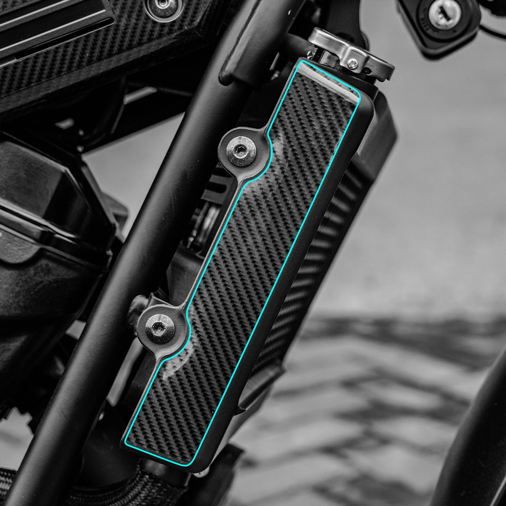 Compatible with Honda 2026 CM300 Motorcycle Carbon Fiber Protective Sticker Body Decorative Film Modification Accessories
