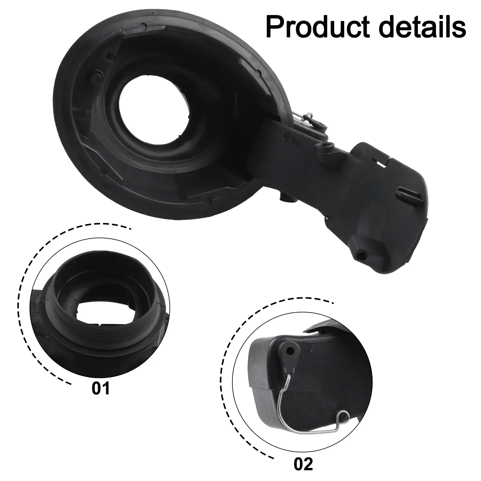 

For BMW Fuel Filler Flap Hinge Cover for 1 Series For E87 E81 Models 2004 2012 OEM Replacement Part 51177069449