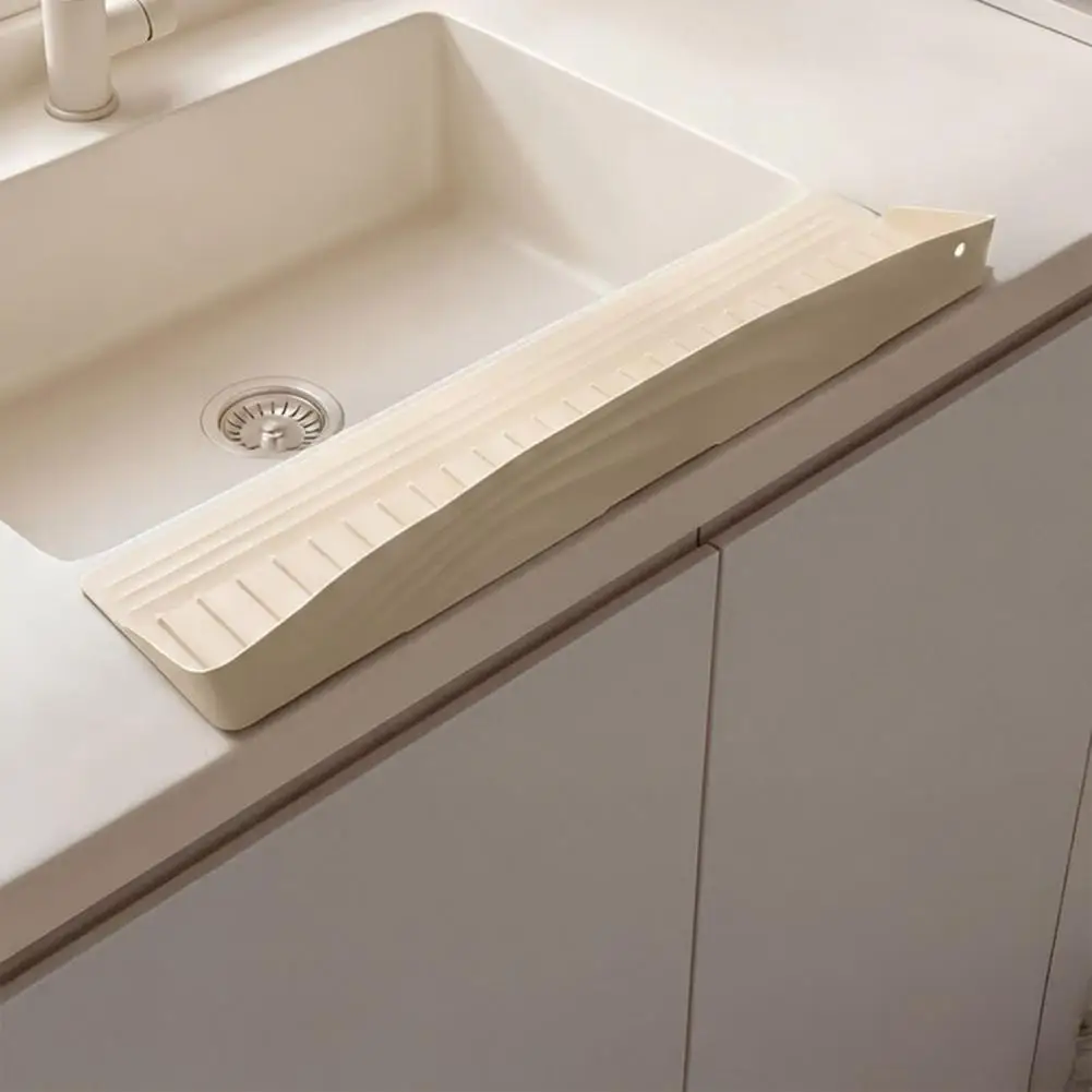 Silicone Sink Liner Silicone Sink Splash Guard Easy Install Water Stopper for Kitchen Countertops Anti-splash for Bathroom