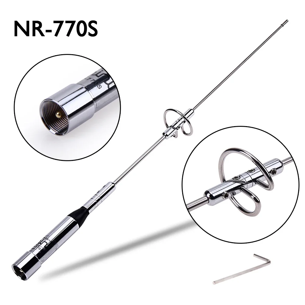 NL-770S 2m/70cm amateur bands VHF/UHF 100W Car Mobile Ham Radio Antenna for Auto Replacement Parts car-styling