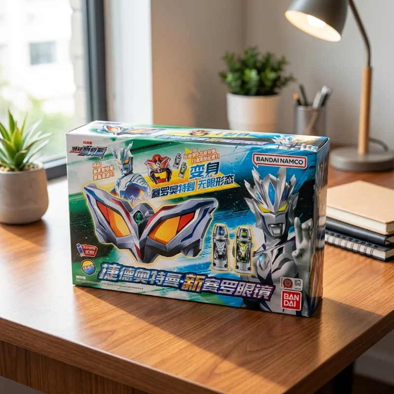 

Электронный набор Bandai Ultraman Geed New Zero Glasses Alpha Beta Capsule Linkage Riser Set с звуковыми и световыми эффектами для ролевых игр в стиле героев