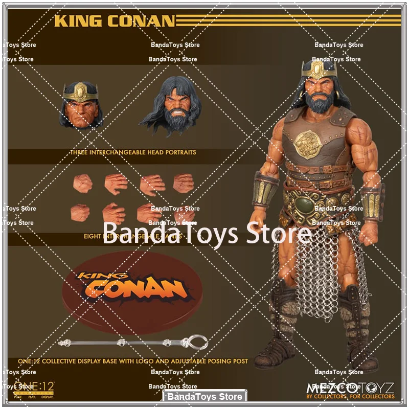 Original Mezco Toyota König Conan auf Lager Anime Action Collection Figuren Modell Spielzeug