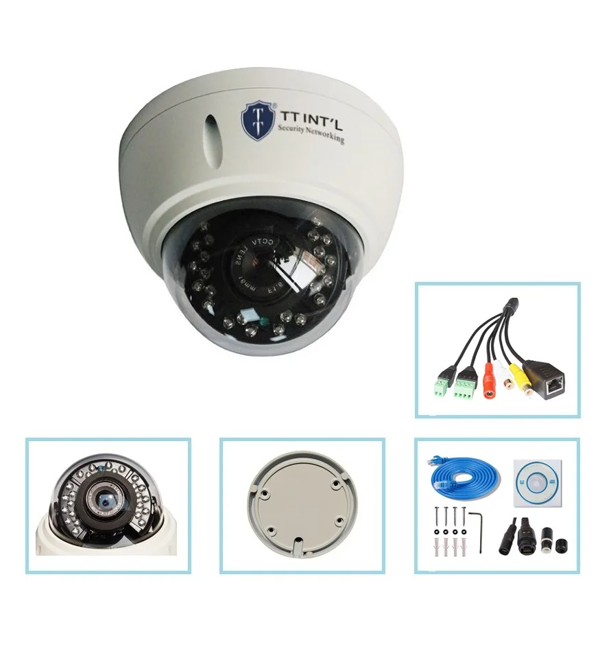 Low-cost automatic facial recognition technology facial recognition recognition home security system CCTV dome IP camera