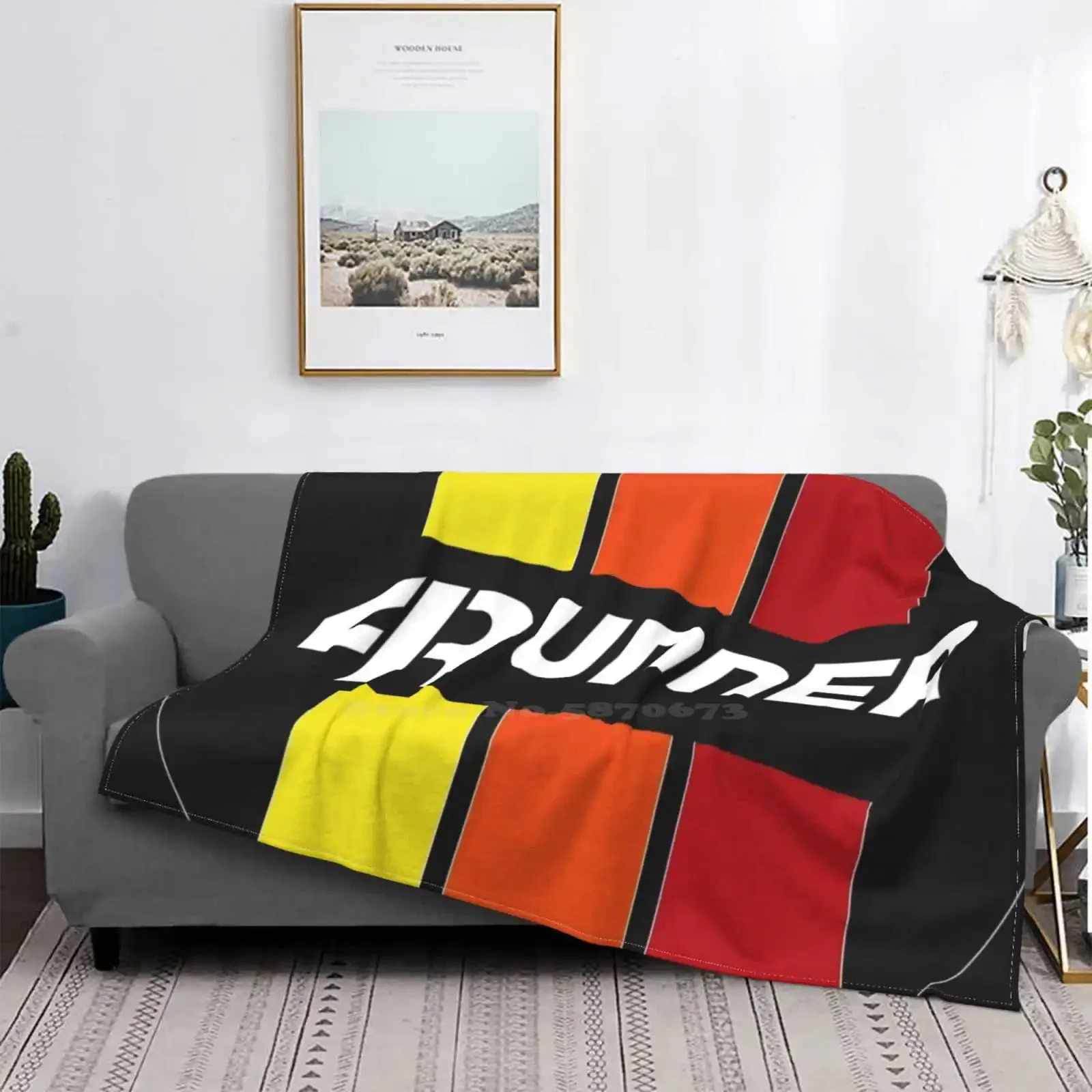 4runner Retro Stripes Badge Vintage Sr5 Trd Pro 3rd Generation Creative Design Comfortable Warm Flannel Blanket 4runner