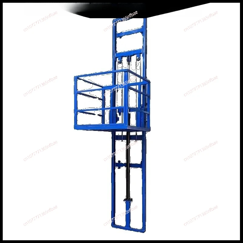 Hydraulic Lift Freight Elevator Small Lift Household Electric Platform Lift Customized Double Track Workshop Lifting Platform