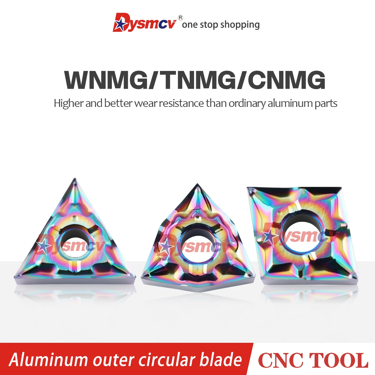 

Triangle Outer Circle CNC Blades CNMG120408 WNMG080404 TNMG160408-TF3 CNC Machining Center Color Copper Aluminum Special Inserts