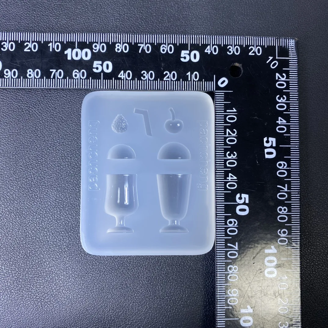 Drink Cup Resin Casting Mold Silicone Mold Accessories Resin Liquid Mold Resin Keychain Silicone Mold Resin Mold