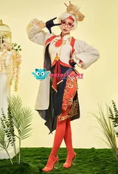 Miccostumes Women's Cosplay Costume Top and Skirt with Jacket Pantyhose for Halloween Party