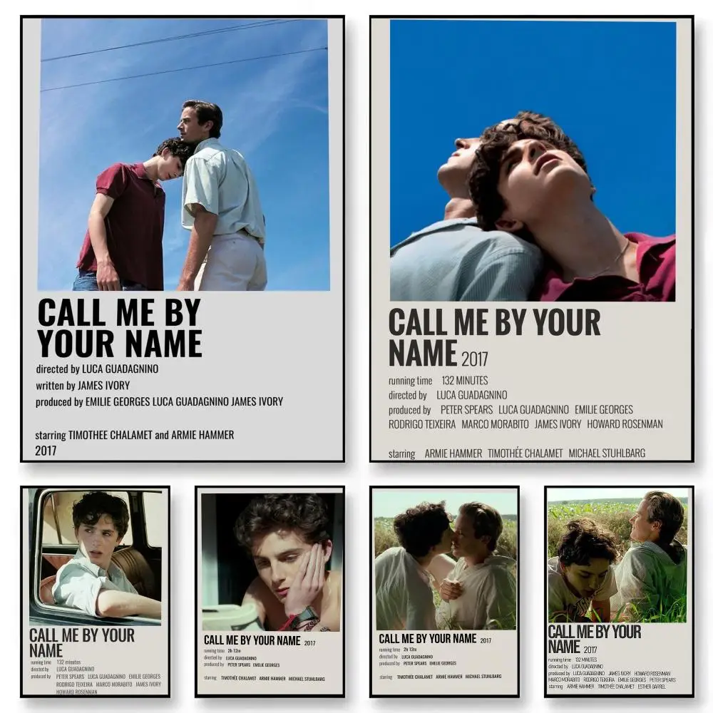 Movie Call Me by Your Name   Music Artist Print Graphic Streaming Film Style Wall Artwork Bedroom Decor Poster