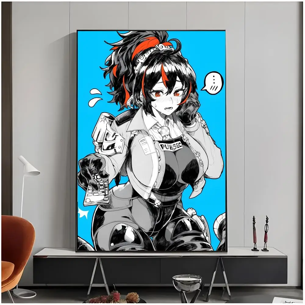 ranged character Z-Zenless Zone Zero Zhu Yuan Poster Living Room Bedroom Decorative Print Unframed Decor