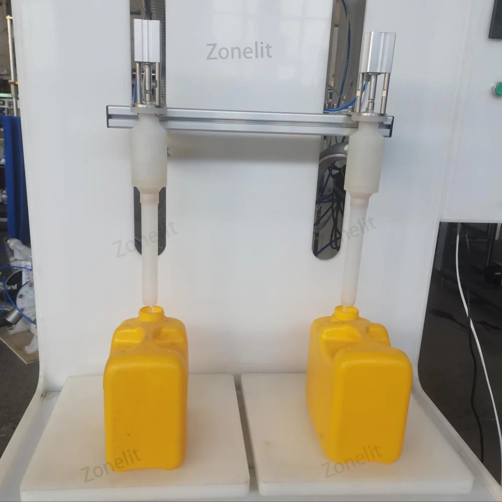 Semi Auto Diaphragm Pumb Load Cell Bleach Liquid Detergent Plastic Bottle 20kg Bucket Weighing And Filling Machine