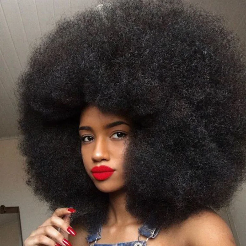 Debut Short Human Hair Wigs Afro Kinky Curly Wig Brazilian Hair Wig Color F1B/99J Short Wigs For Black Women Free Shipping