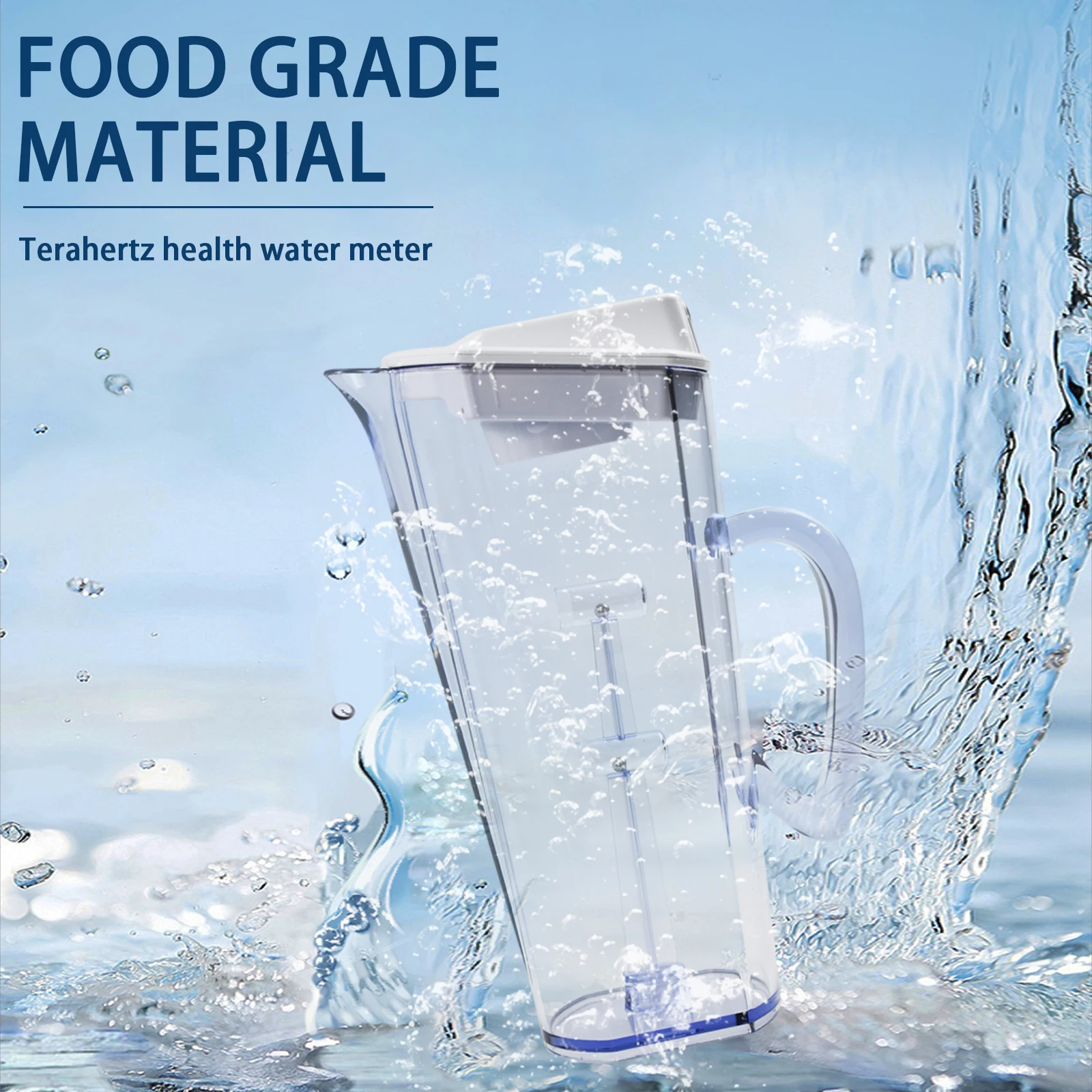 Rechargeable Portable Terahertz Low-frequency Resonance Instant Magnetic Water Softener Magnet Bottle Terahertz Water Device Jug