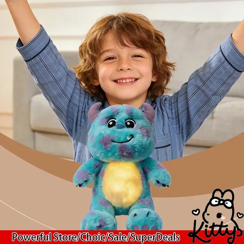 

Новинка! Хит продаж! Аниме-игрушка: синяя светящаяся плюшевая кукла-ночник. Мягкая, милая, успокаивающая игрушка-компаньон для сна. Отличный подарок.