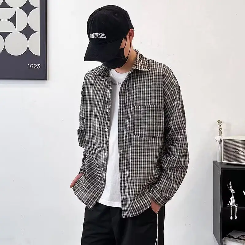 

Мужская модная повседневная куртка с воротником, молодежная, трендовая, верхняя одежда из полиэфирного волокна, приталенный крой, длинный рукав, весна-осень-зима