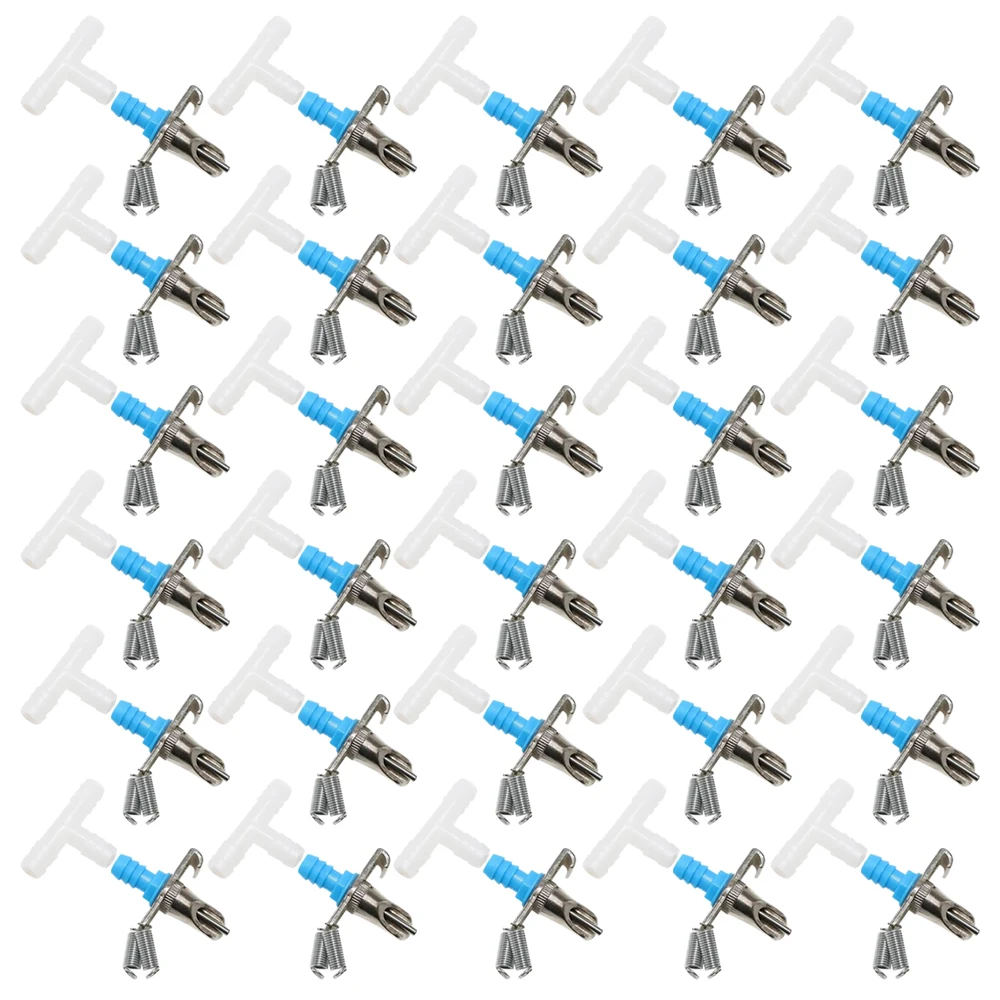 

50 Sets Rabbit Automatic Drinking Nipple Mouse Drinker Nipple Water Drinker for Rodent Small Animals Poultry Drinking Tools