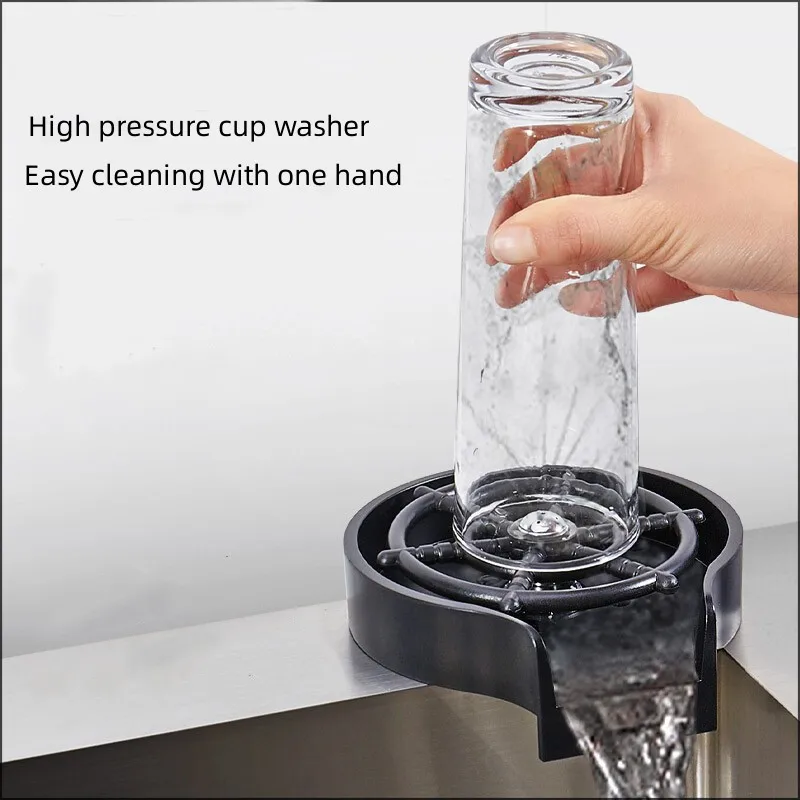 

Automatic Faucet Cup Washer Cup Washing Machine Replacement Bar Glass Rinser Coffee Pitcher Wash Cup Tool For Kitchen Hotel Home