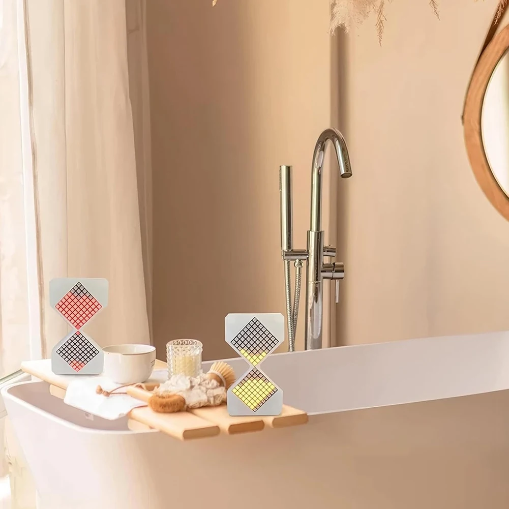 Relógio de Areia Eletrônico B78B, Relógio de Areia LED Eletrônico, Ornamentos, Decoração para Sala de Aula, Cozinha