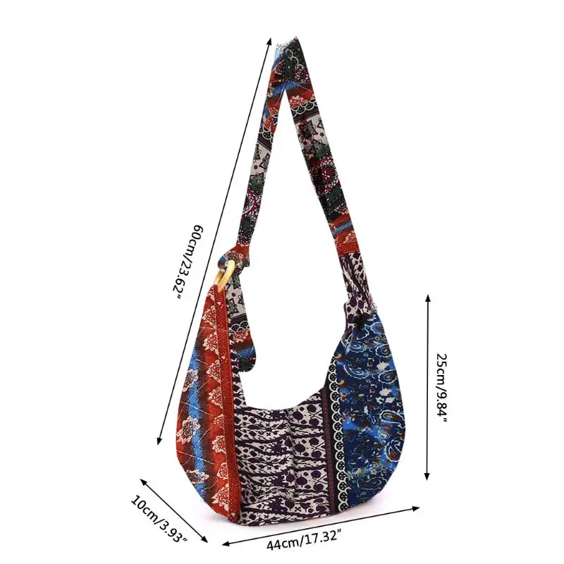 New Women Vintage Ethnic Shoulder Bag Crossbody Boho Hippie Tote Bags