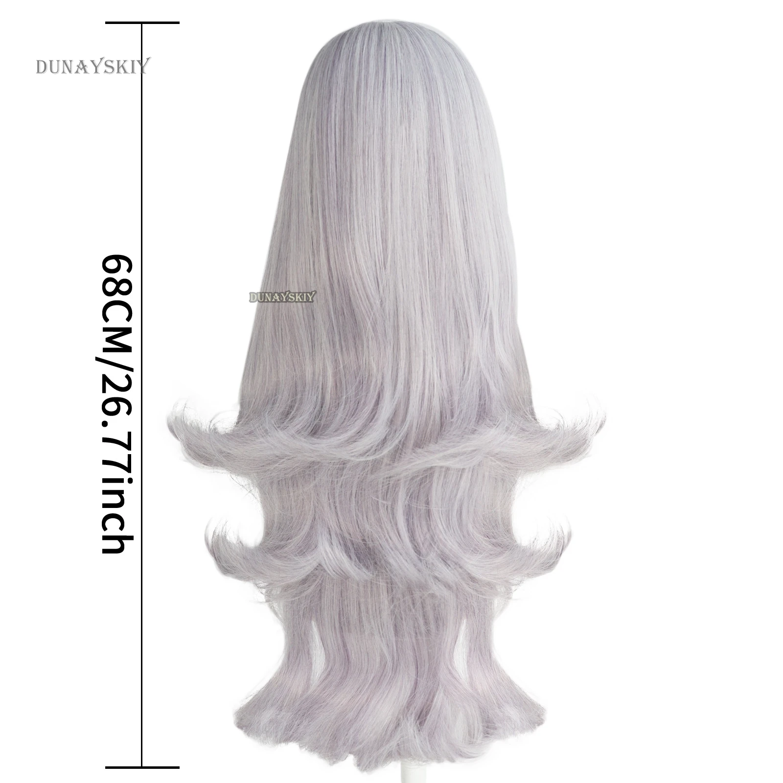 Sera Sera Sera Parrucca Cosplay Lunga Resistente al Calore Capelli Sintetici del Cuoio Capelluto Costume Prop per Donne Uomini Parrucche di Scena per Feste di Halloween