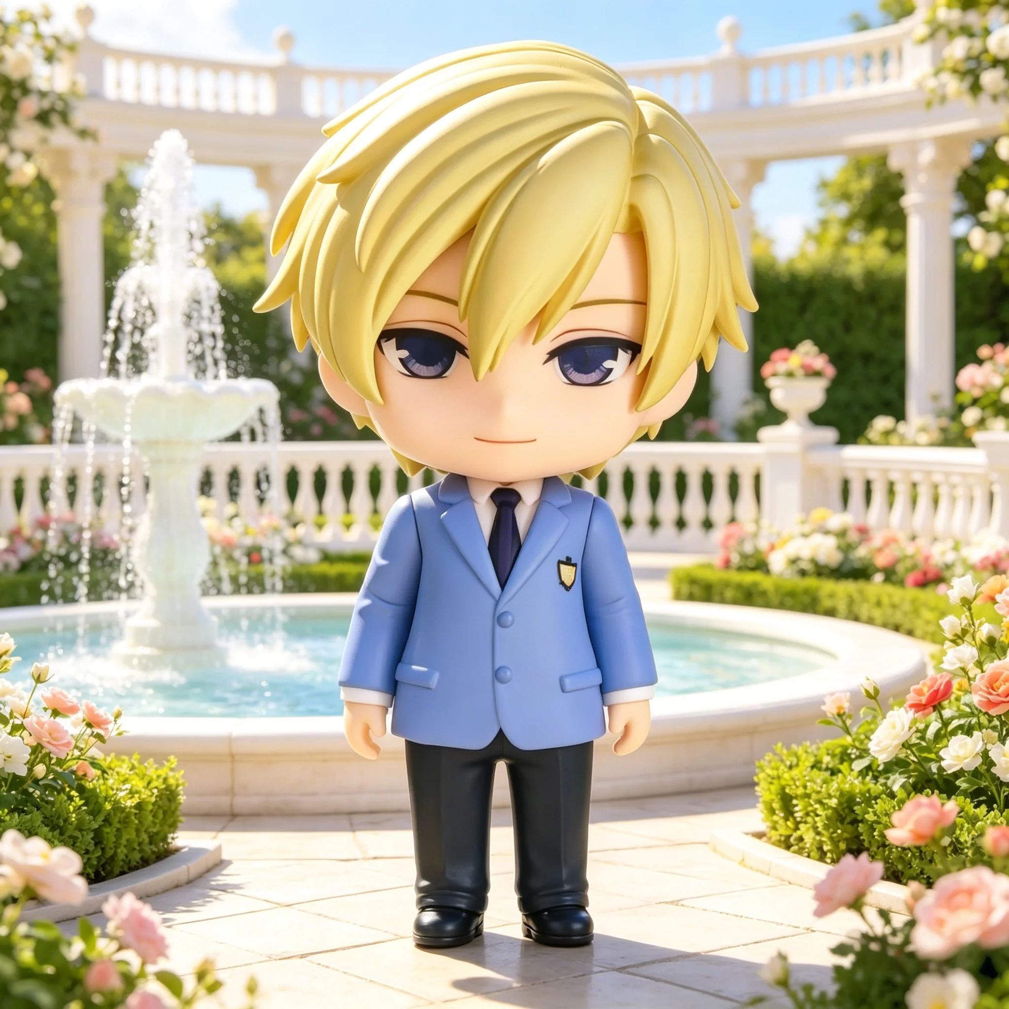 

In Stock Genuine 2104 Tamaki Suoh Chibi Q Version Collectible Figure Ouran High School Host Club Reissue Anime Model