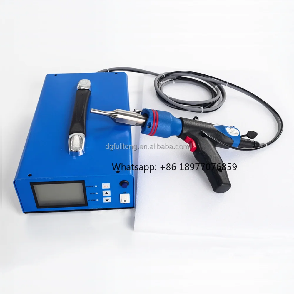 1200W Hand-held Portable Ultrasonic Plastic Spot Welding Machine 110V For Automobile Door Panel Soundproof Cotton Welding