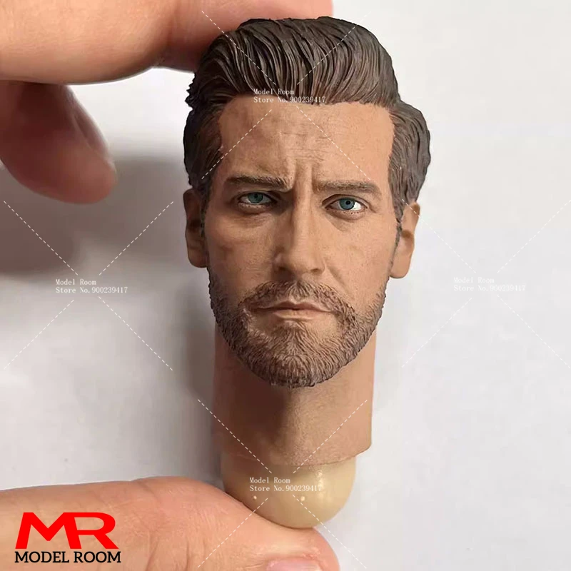 

1/6 Scale Quentin Jake Gyllenhaal Head Sculpt PVC Male Head Carving Model Fit 12-inch Soldier Action Figure Body