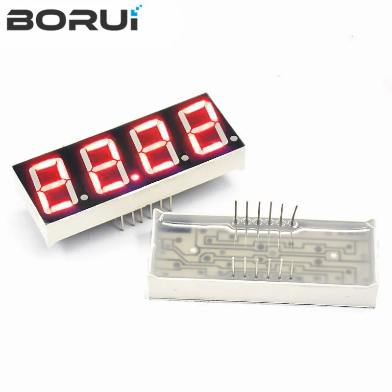 1pc 0.56inch LED display 7 Segment 1 Bit/2 Bit/3 Bit/4 Bit Digit Tube Red Common Cathode / Anode Digital 0.56 inch led 7segment