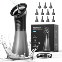 Upgraded Ear Wax Removal with One-Piece Waste Tank Safe Ear Cleaner with Water Temperature Sensor Waterproof Effective EarClean