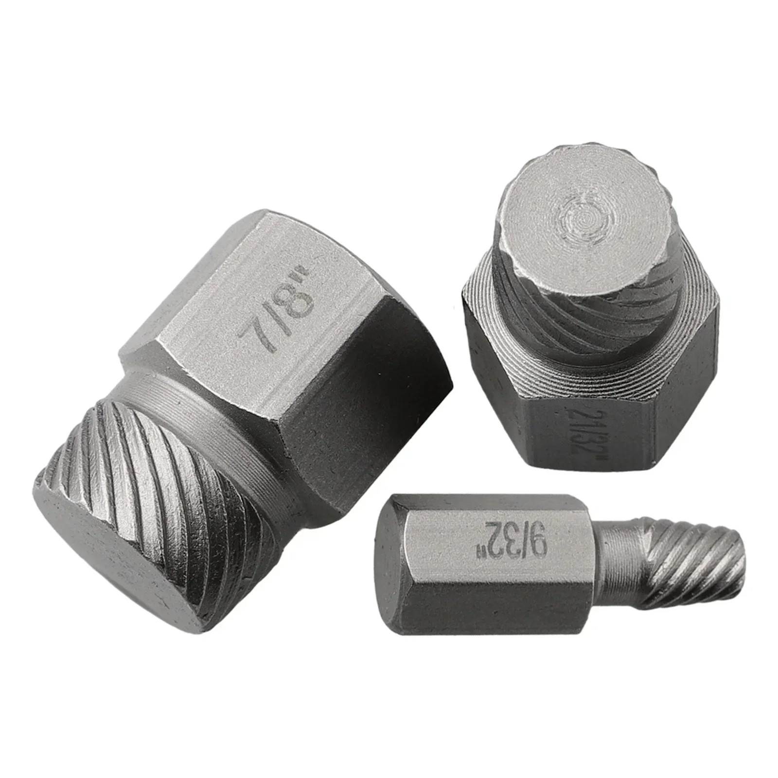 

Each Screw And Bolt Extractor Is Marked With Specifications Hex Screw Extractor Broken Head Feature Pcs Screw Extractor Set