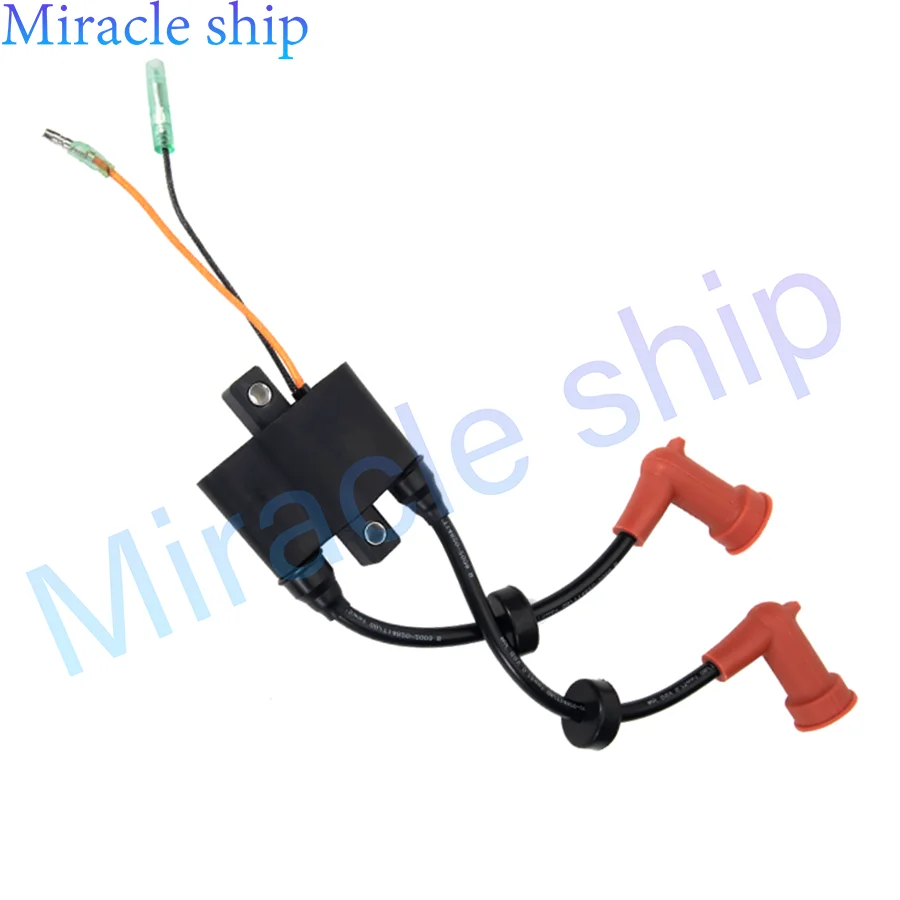 6F5-85570 Ignition coil assembly For Yamaha Outboard F9.9-F25HP 9.9HP 40HP 6F5-85570-10 6F5-85570-11 6F5-85570-12 6F5-85570-13