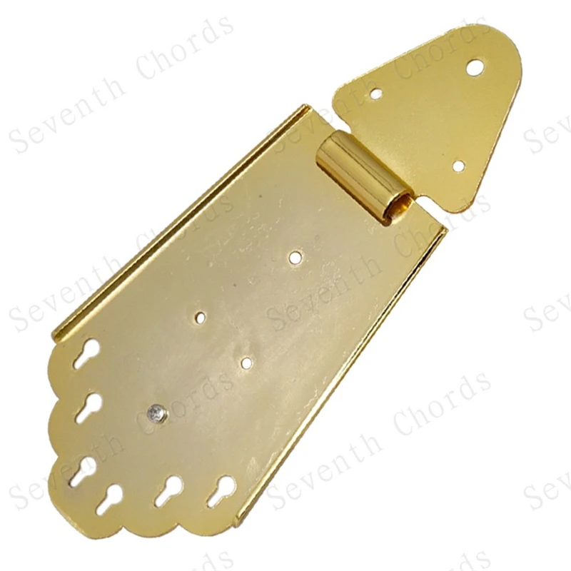 Ein Set Gitarrenbrücken für Hohlkörper- und Semi-Hollow-E-Gitarren in Chrom, Schwarz oder Gold zur Auswahl, Gitarrenzubehörteile – Detail 8