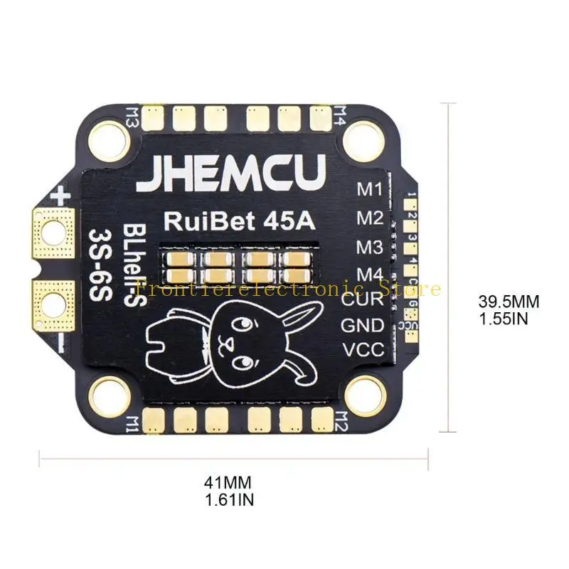 G8DB 30x30mm 4 in 1 ESC FPV 3-6S Dshot600 BLHELI_S PCB-مادة مصنوعة بحجم صغير #6