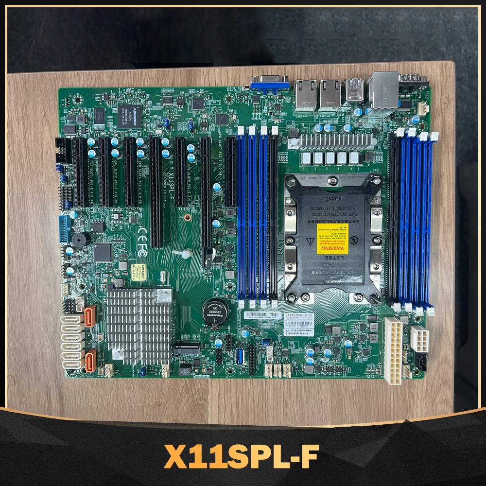 Industrial Package Motherboard C621 LGA3647 Gigabit Ethernet Port M.2  Single-channel For Supermicro X11SPL-F