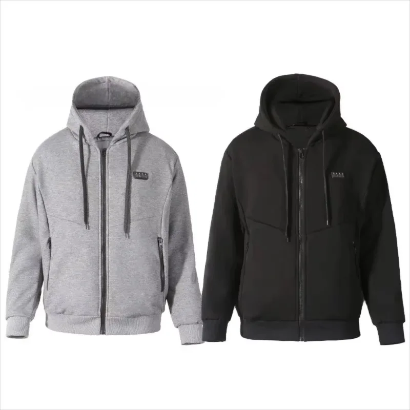 23 Areas Smart Heated Hoodie Couple Style Outdoor Wear Constant Warmth Unisex Electric Heating Sweatshirt Winter Heated Jacket ﻿ - view 5