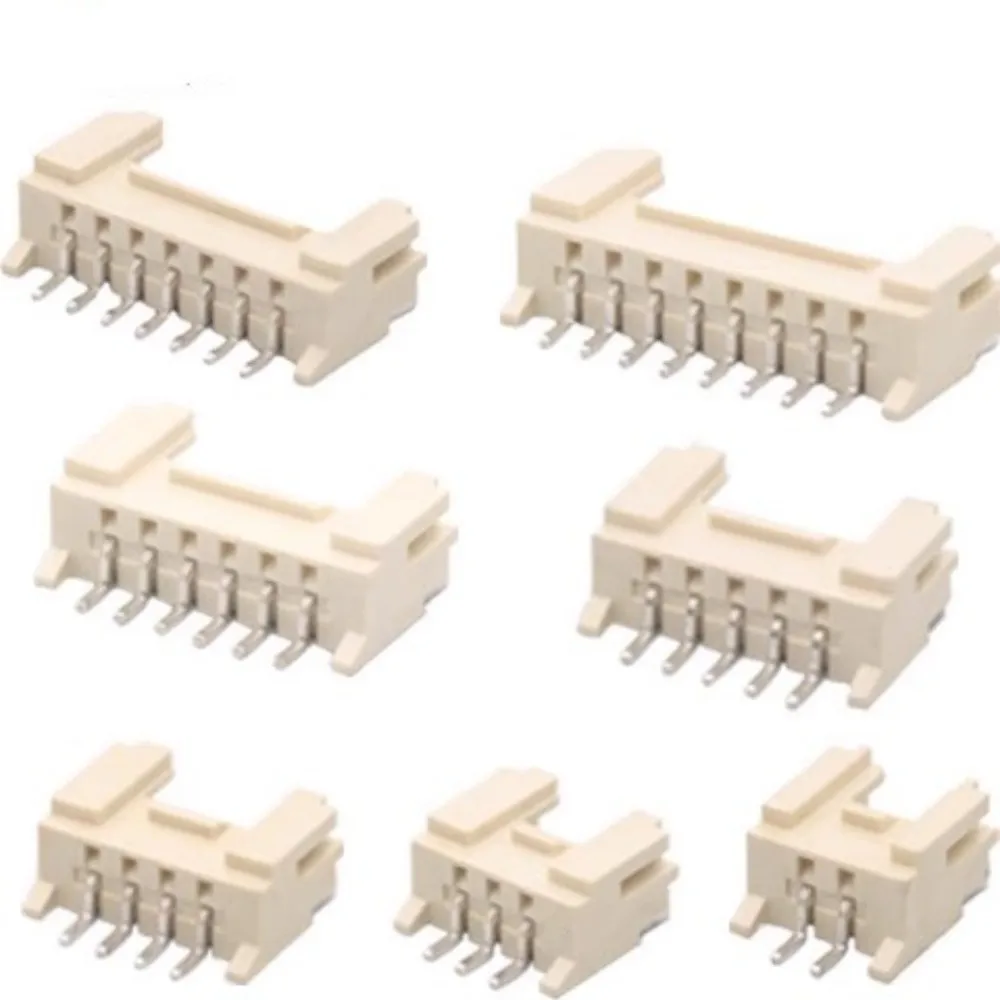 

500 pcs HY2.0 Horizontal Sticker 2.0MM SMT connector with lock buckle 2/4/12/15/17/20P