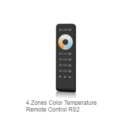 2.4GHZ Touch Color Wheel RF Remote Controller 1/2/4/8 Multiple Zone Dimming /CCT/RGB/RGBW/RGB+CCT Work with Skydance Receiver