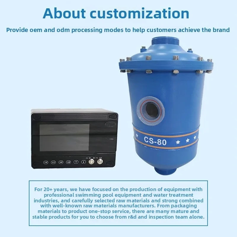 Fassler SC Copper Silver Ion Disinfection Equipment Swimming Pool Water Sterilizer System