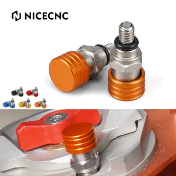 NICECNC สําหรับ KTM EXC 300 GasGas EC300 Beta Xtrianer 300 RR300 Husqvarna TE300 TE300i รถจักรยานยนต์ M4x0.7 ส้อม Air Bleeder วาล์ว