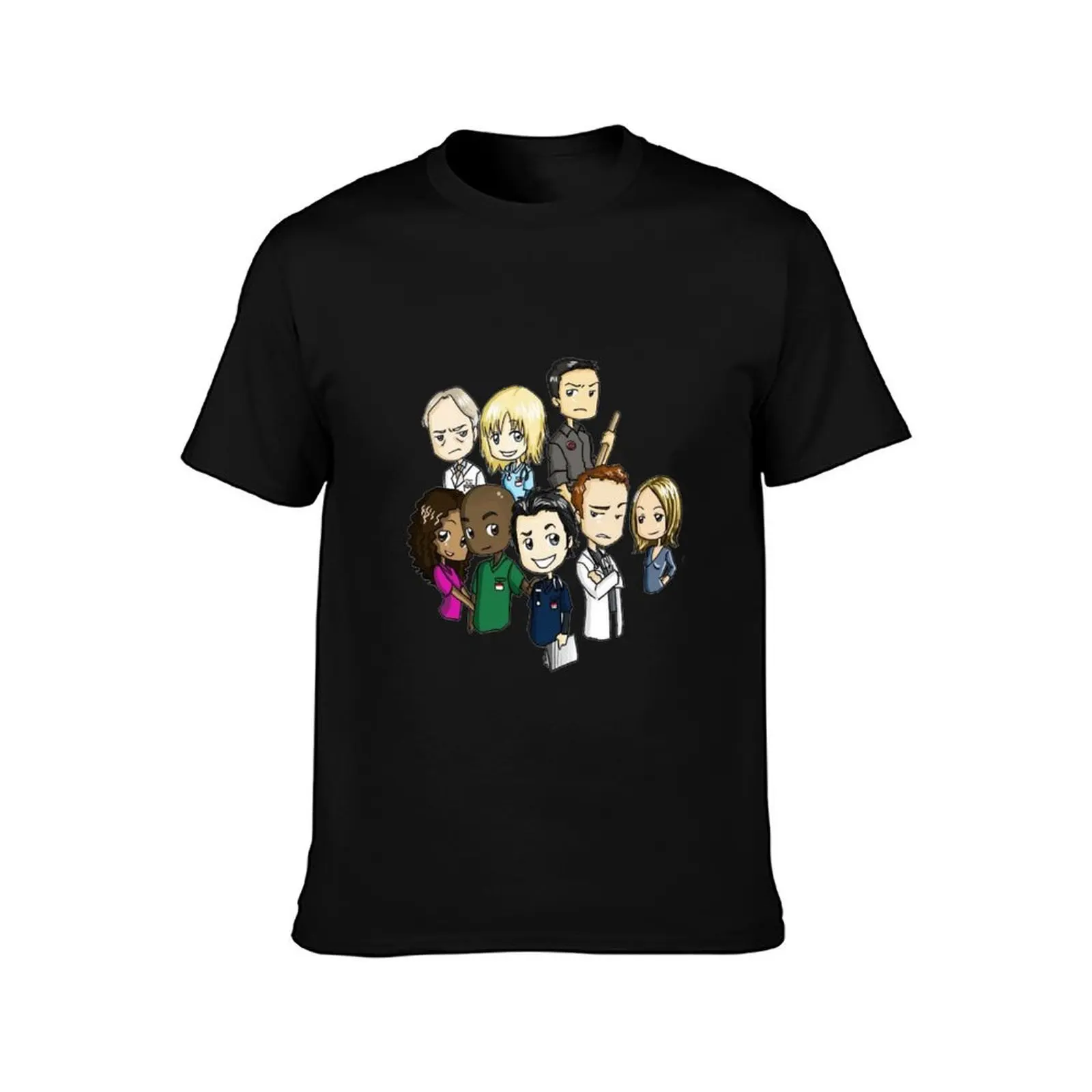 Scrubs T-Shirt Basic Solid Color Casual Tee Shirt T-Shirt
